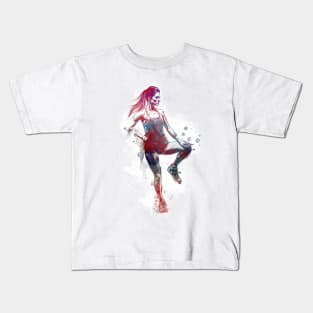 Fitness sport art #fitness Kids T-Shirt